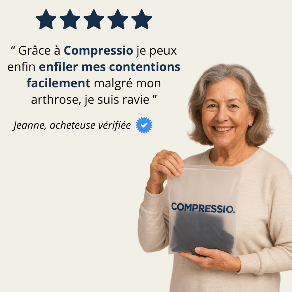 Chaussettes de Compression à Fermeture Éclair