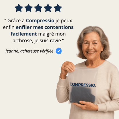 Chaussettes de Compression à Fermeture Éclair