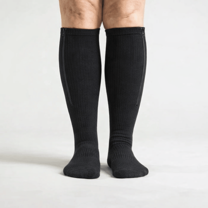 Chaussettes de Compression à Fermeture Éclair